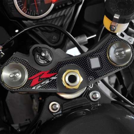3D ADHESIVES SUZUKI GSXR PROTECTION DE PLAQUE DE CONDUITE AVANT x GSX-R Carbon Moto