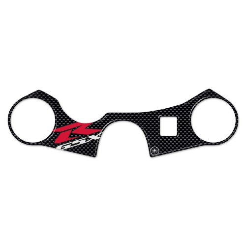 ADESIVI 3D SUZUKI GSXR PROTEZIONE PIASTRA FORCELLA STERZO x MOTO GSX-R Carbonio 2