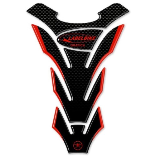 LABELBIKE TANK PROTECTOR 3D CARBON LOOK RESIN MOTORRAD TANK AUFKLEBER
