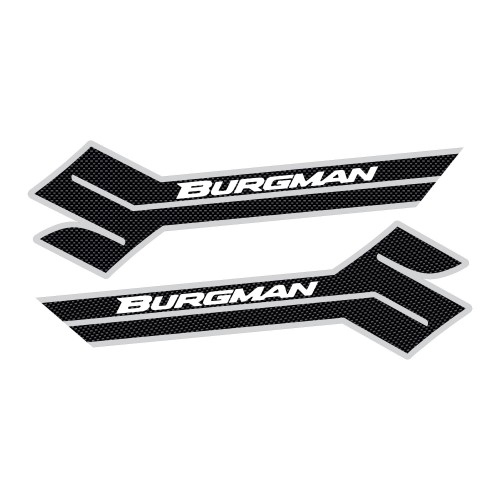 2 ADHESIVE-STICKERS Carbone BURGMAN ÉCRITURE SUZUKI SCOOTER Accessoires 2