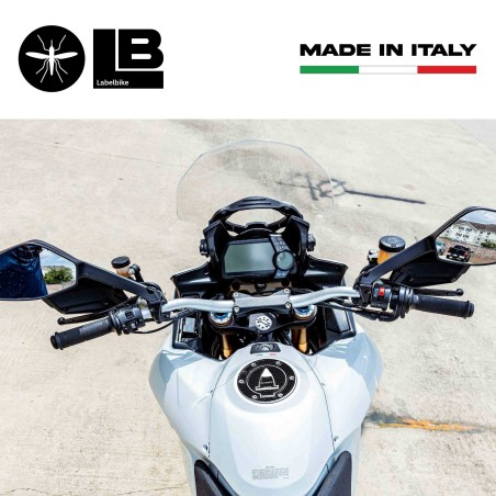 Tappo Serbatoio ADESIVI 3D PROTEZIONE per MOTO DUCATI MULTISTRADA 1200 Carbon