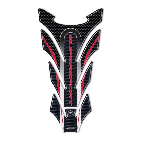 Protection de réservoir en gel 3D compatible avec les motos Ducati Supersport