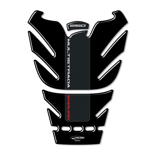 Protecteur de réservoir en résine gel 3D compatible avec les motos Ducati Multistrada 1260 Enduro