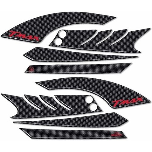 AUTOCOLLANTS 3D BOOMERANG PROTECTION CONTRE LES RAYURES COMPATIBLE YAMAHA TMAX 2008-2011