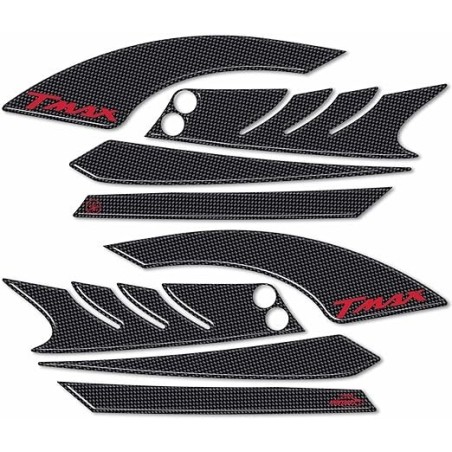 3D BOOMERANG PEGATINAS PROTECCIÓN CONTRA ARAÑAZOS COMPATIBLE YAMAHA TMAX 2008-2011