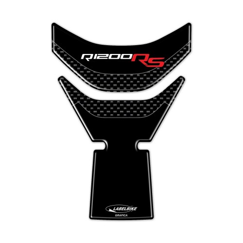 ADESIVO in gel 3D CARBONIO PROTEZIONE SERBATOIO compatibile per MOTO BMW R1200RS
