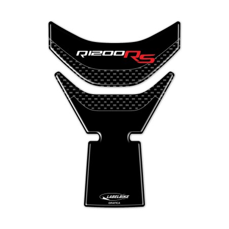 ADESIVO in gel 3D CARBONIO PROTEZIONE SERBATOIO compatibile per MOTO BMW R1200RS