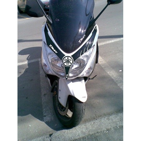 Y FRONT 3D RESINED ADHESIVES COVER CARENA TMAX 500 YAMAHA T MAX 08-11 BLACK