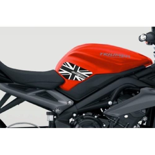 2 3D KNEEL PROTECTIONS kompatibel für Triumph Street Triple Motorräder