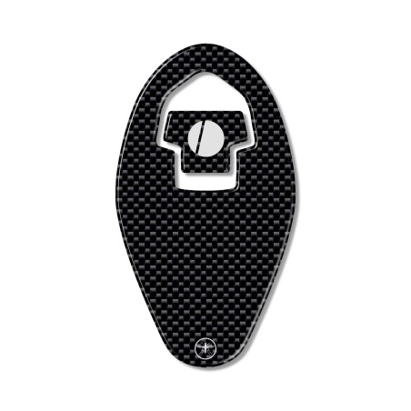 TAPON ADHESIVO 3D para MOTO DUCATI MULTISTRADA 1000-1100 Carbon Look