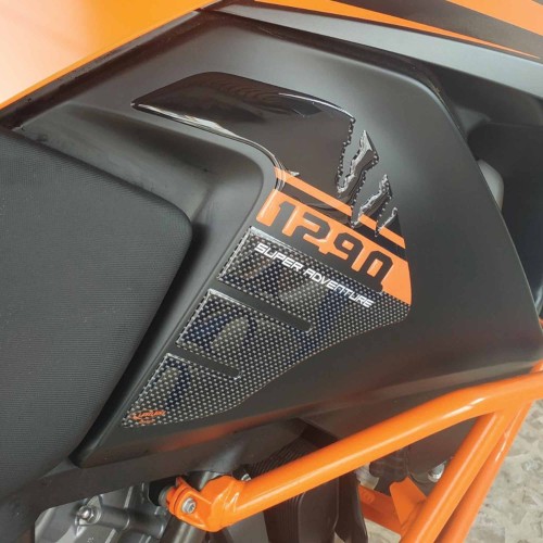 2 3D ADHESIVES SEITENSCHÜTZEN TANKSEITE kompatibel KTM 1290 SUPER ADVENTURE
