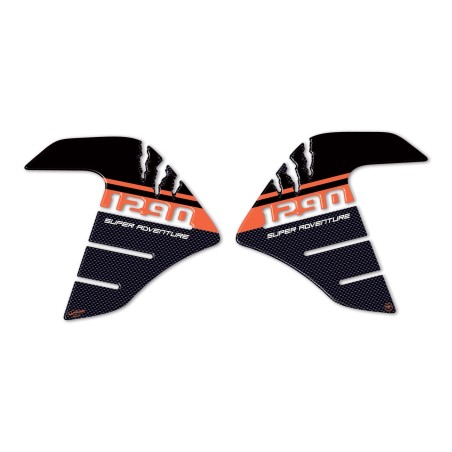 2 Protections latérales 3D TANK SIDES compatibles KTM 1290 SUPER ADVENTURE