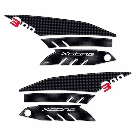 KIT BOOMERANG GEL ADHESIVES pour Scooter XCITING 300 KYMCO-compatible PROTECTIONS