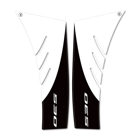 2 ADESIVI in resina 3D T MAX 530 compatibili per carena Scooter YAMAHA TMAX 2012-16