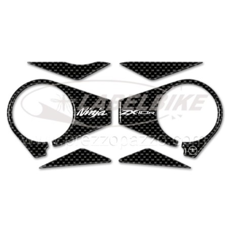 Placa de horquilla de protección 3D gel compatible MOTO KAWASAKI ZX-10R 2006-2010