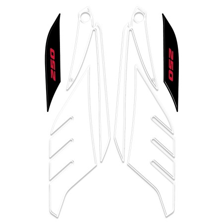 3D gel stickers boomerang protectors compatible with Yamaha Xmax 250 2014-2016