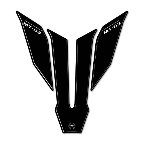 PARASERBATOIO ADESIVO SERBATOIO in RESINA 3D compatibile per MOTO YAMAHA MT-03