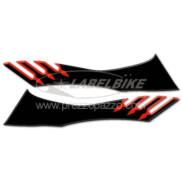 2 LARGE BLACK-CARBON 3D ADHESIVES TUNING T MAX for UNDER SEAT MOTORCYCLE YAMAHA TMAX 08-11