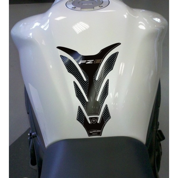 ADESIVI SERBATOIO in RESINA Stickers 3D compatibili per moto YAMAHA FZ8 Carbon