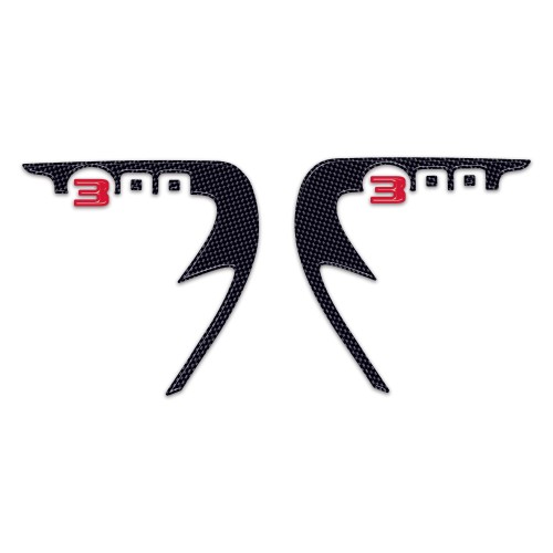 2 ADHESIVOS 3D GEL SPIDER PROTECTION compatible para scooter kymco XCITING 300 2