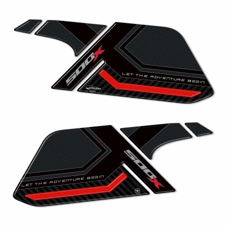 Stickers 3D Tank Side Protectors compatible avec Honda CB500X 2022-2023