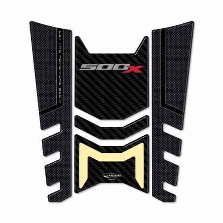 Sticker 3D Tank Guard compatible avec la moto Honda CB500X 2022-2023