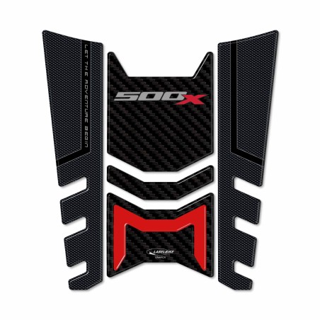 Adesivo 3D Protezione Paraserbatoio compatibile con moto Honda CB500X 2022-2023