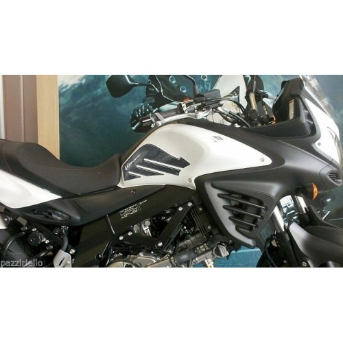 2 ADESIVI 3D PROTEZIONI LATERALI SERBATOIO compatibili x MOTO SUZUKI V-STROM DL