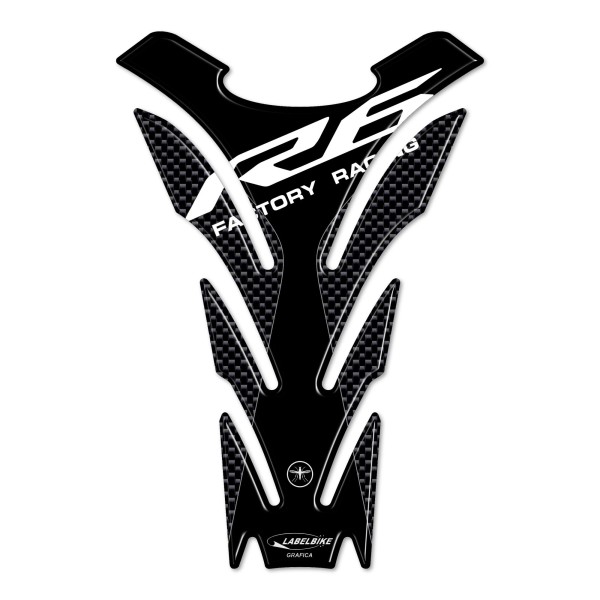 R6 CARBON 3D ADHESIVE TANKSCHUTZ für YAMAHA 2017-2025 MOTORRAD