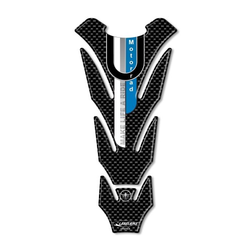 PARASERBATOIO SMALL ADESIVI 3D CARBONIO PROTEZIONE x SERBATOIO SLIM per MOTO BMW 2