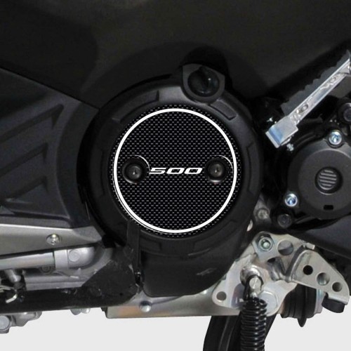 2 ADESIVI in resina 3D T MAX 500 compatibili per carter YAMAHA TMAX 2001-2011