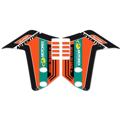 3D SIDE PROTECTIONS MUDGUARD ADHESIVES compatible for KTM 1290 SUPER ADVENTURE 2