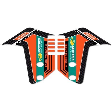 3D SIDE PROTECTIONS MUDGUARD ADHESIVES compatible pour KTM 1290 SUPER ADVENTURE