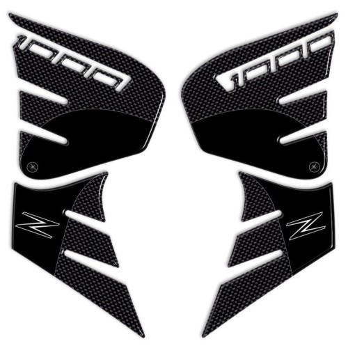 ADESIVI in RESINA PROTEZIONI LATERALI SERBATOIO per MOTO KAWASAKI Z1000 2014-2020 2