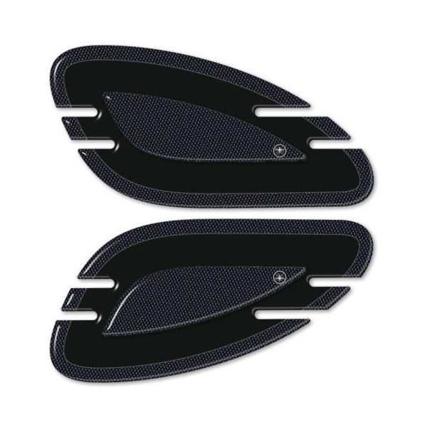 2 3D GEL-SEITENSCHÜTZEN SEITENSCHÜTZEN für Retro-Motorräder VINTAGE Cafe Racer