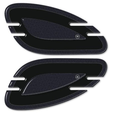 2 PROTECCIONES LATERALES 3D GEL PROTECCIONES LATERALES para motos retro VINTAGE cafe racer