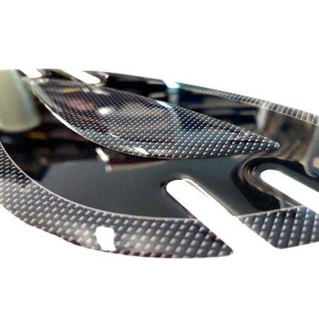 2 PROTECCIONES LATERALES 3D GEL PROTECCIONES LATERALES para motos retro VINTAGE cafe racer