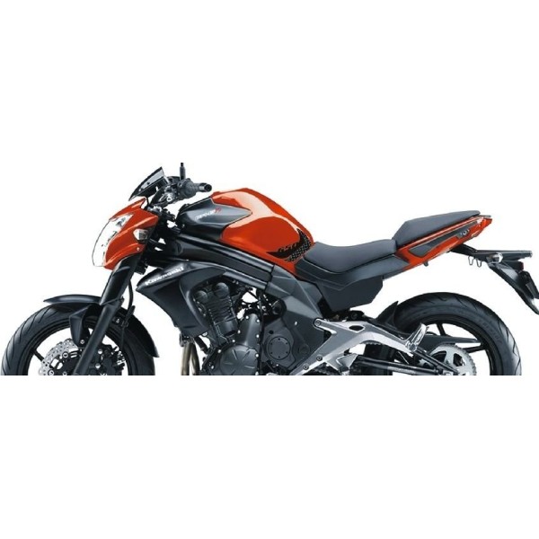 3D gel PROTECCIONES LATERALES compatibles para MOTO KAWASAKI ER-6n 2012-16