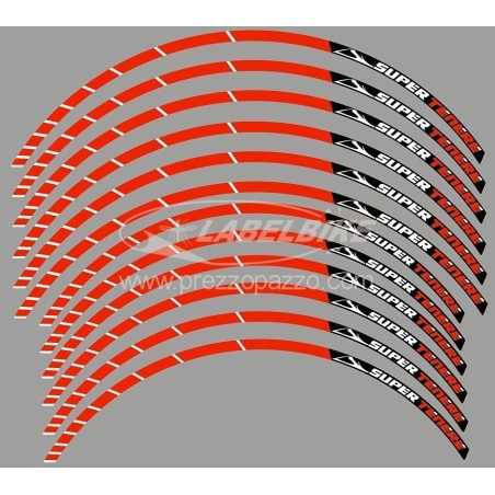 ADHESIVE WHEEL TAPES for 17-19 INCH RIMS compatible YAMAHA SUPER TENERE MOTORCYCLE