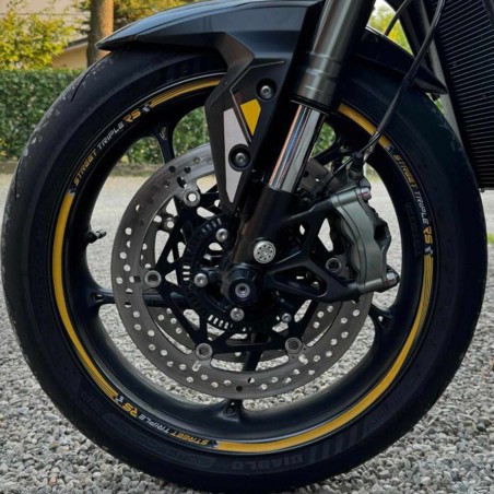Strisce adesive cerchi ruote 17 compatibili con Triumph Street Triple 765 RS