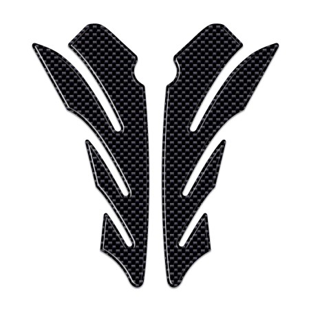 2 EXCLUSIVE 3D RESIN SIDE PROTECTION CARBON TANK ADHESIVES FOR MOTORCYCLES