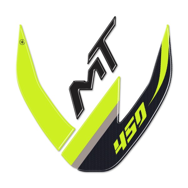 Adesivi 3D Protezioni Parafango centrale moto compatibili con CFMOTO 450MT