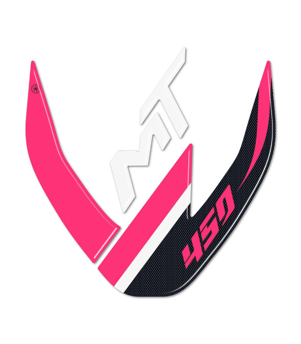 Adesivi 3D Protezioni Parafango centrale moto compatibili con CFMOTO 450MT