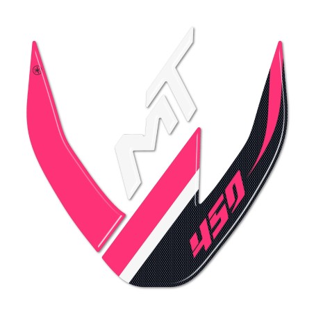 Adesivi 3D Protezioni Parafango centrale moto compatibili con CFMOTO 450MT