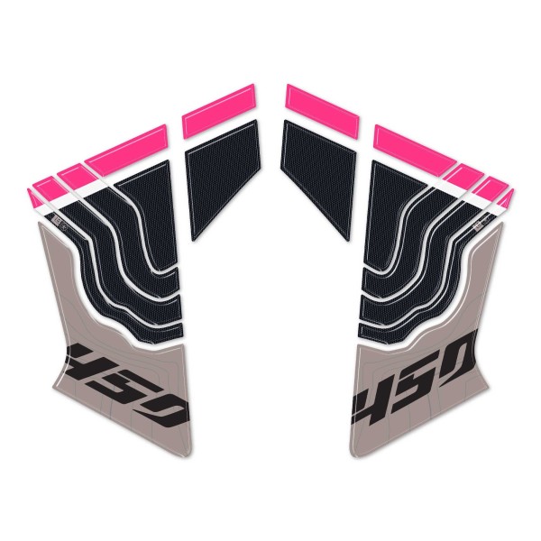 3D Gel Stickers 3D Protections latérales de réservoir de moto compatibles avec CFMOTO 450MT