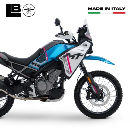 3D-Gel-Aufkleber 3D-Motorrad-Tank-Seitenschützer kompatibel mit CFMOTO 450MT