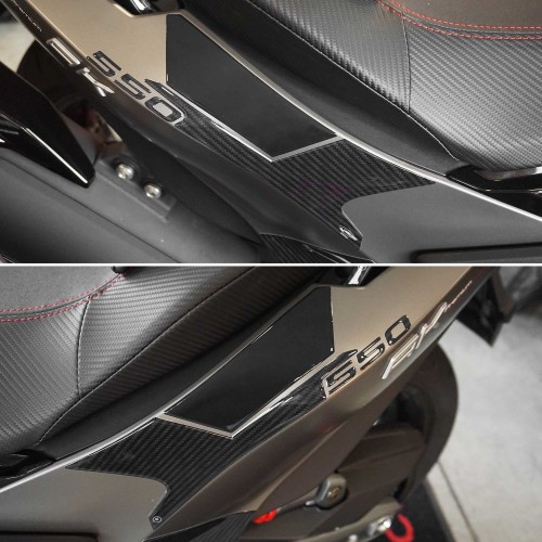 Kymco Ak550 Premium unter Sitz Seite Protektor Aufkleber
