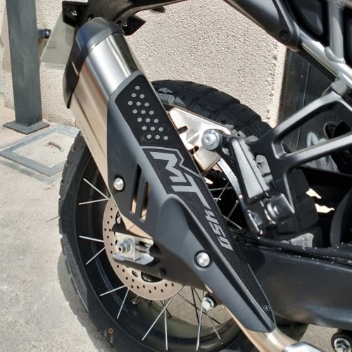 Gel résine adhésif 3D protection silencieux moto compatible avec CFMOTO 450MT