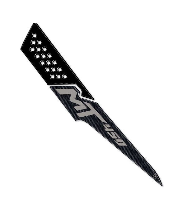 Adhesive resin gel 3D Motorcycle muffler protection compatible with CFMOTO 450MT