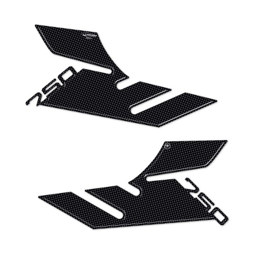 ADESIVI in gel 3D PROTEZIONI LATERALI compatibili per scooter HONDA INTEGRA 750 2